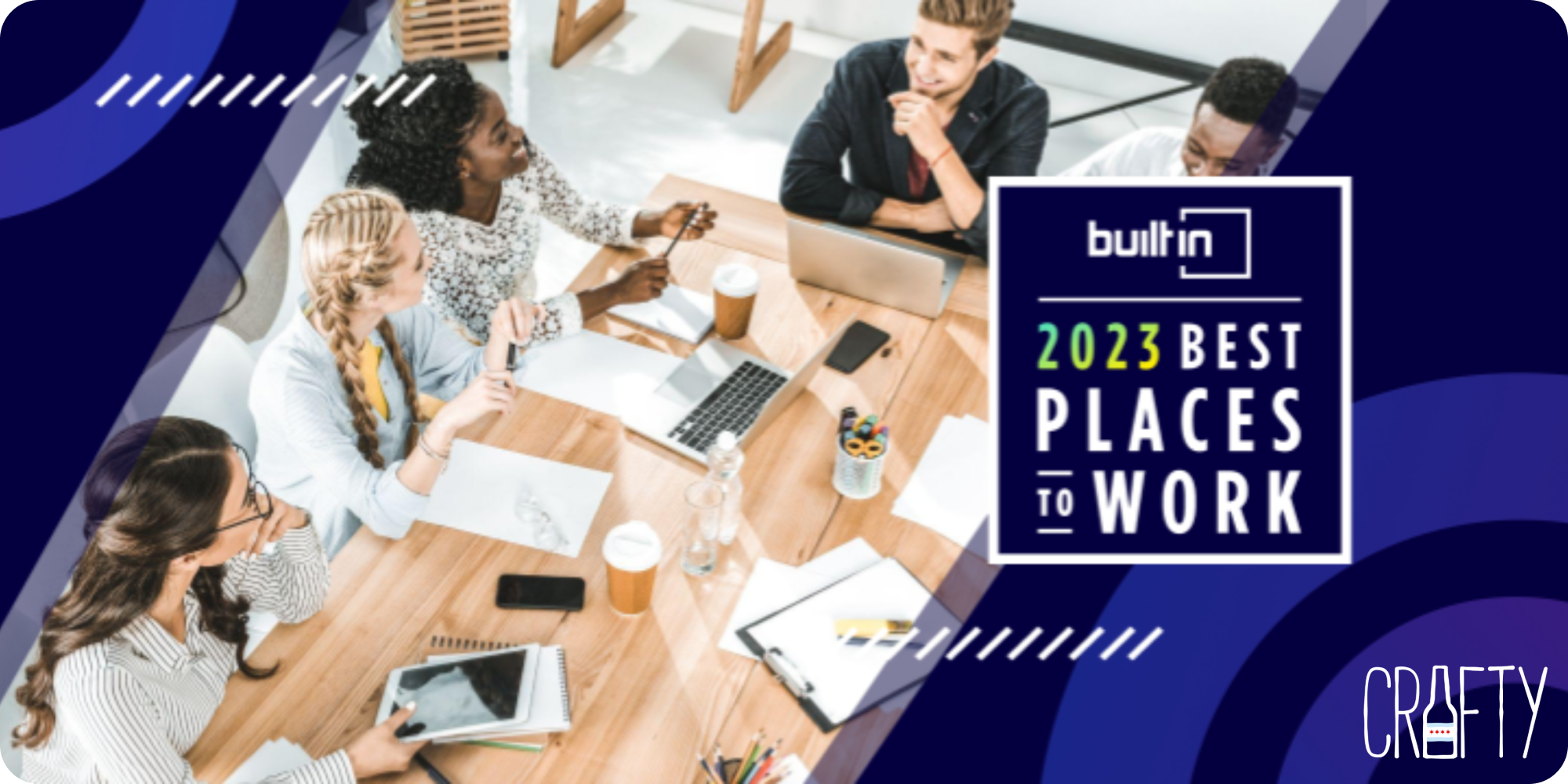 Crafty Wins Built In 2023 Top Workplace Award