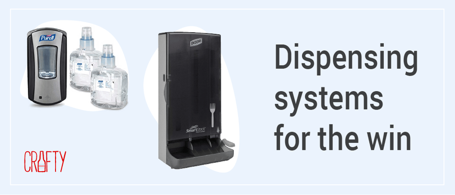 Sanitizing Dispensing Systems for offices
