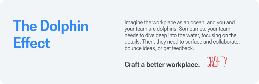 Dolphin Effect mindset for a flexible workplace