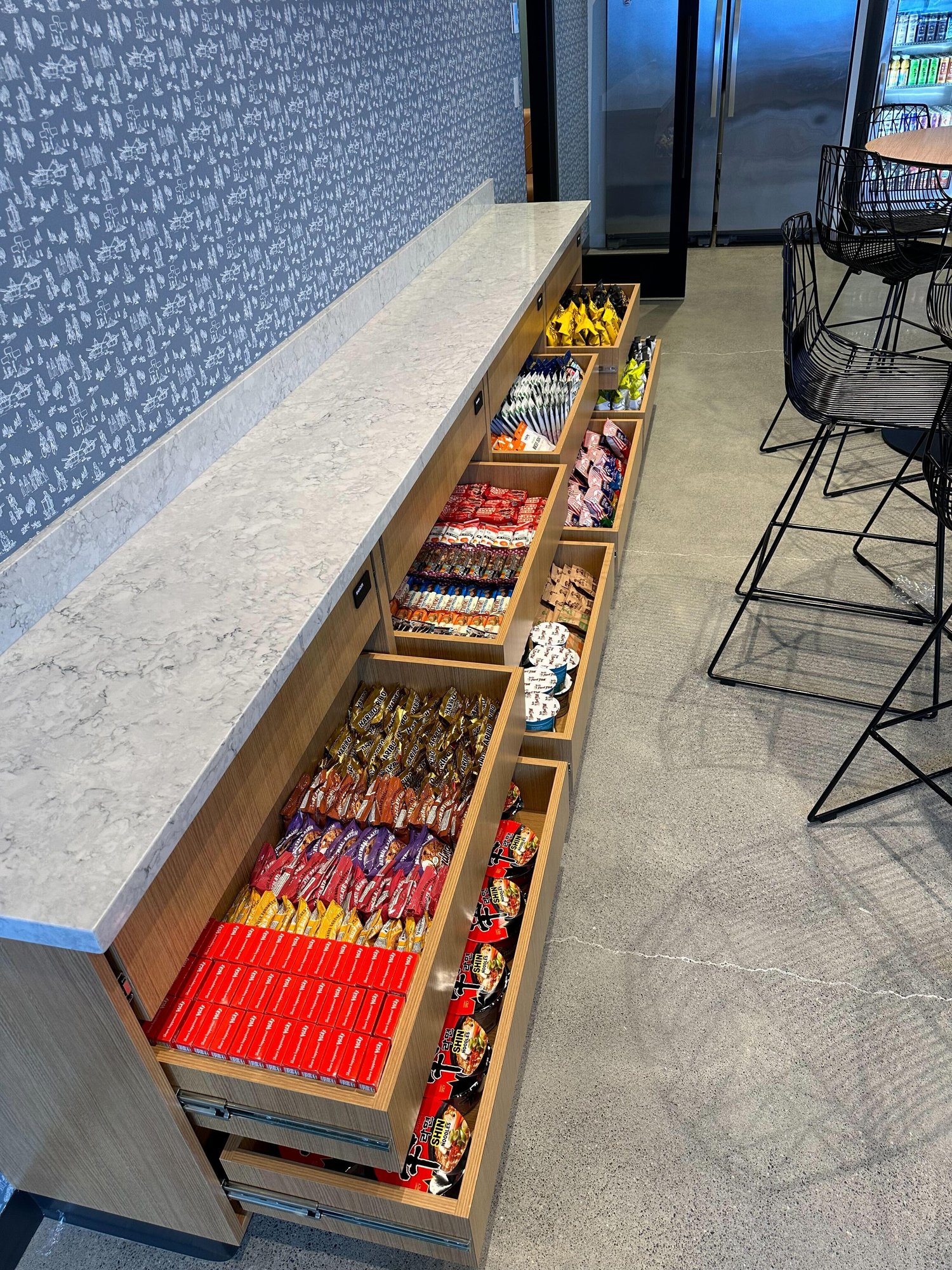 Office Snack Drawers Inspiration