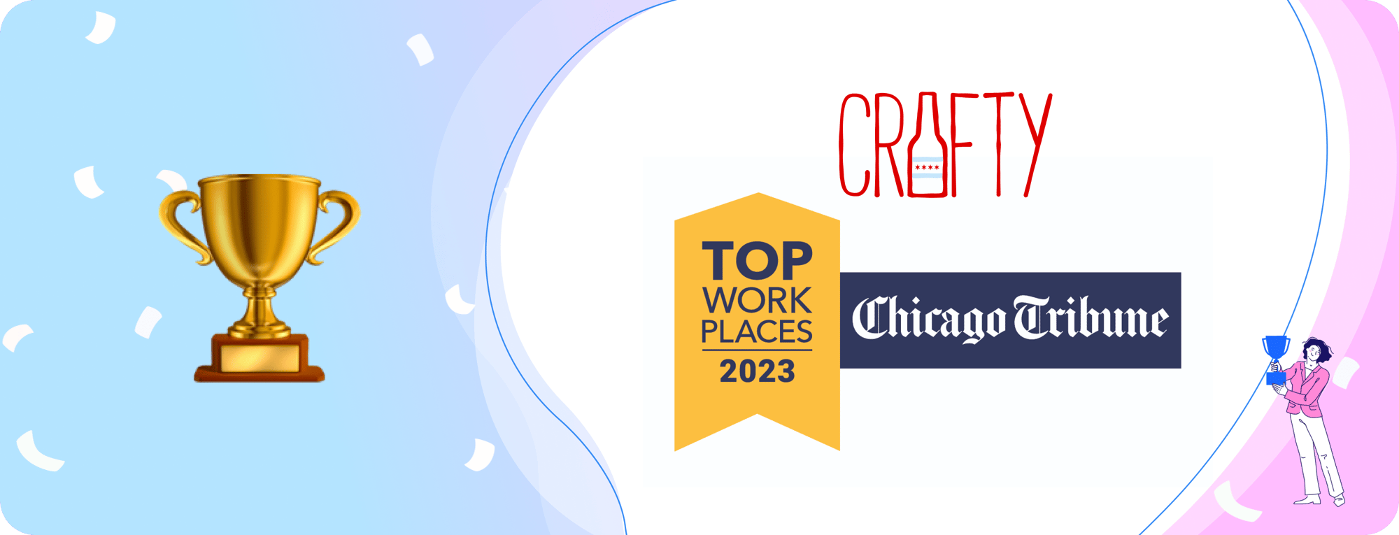Crafty Chicago Tribune Top Workplace Award 2023