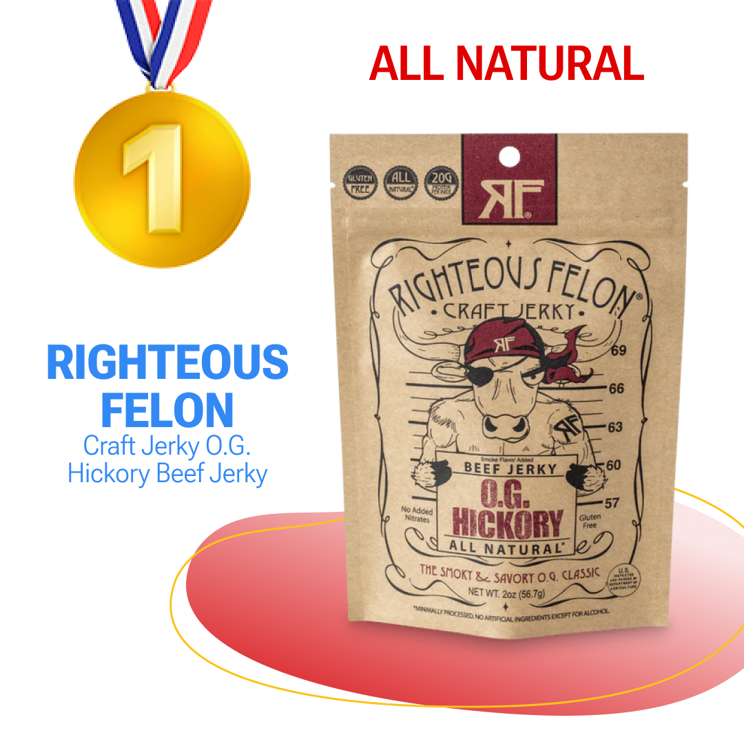 All Natural Snacks Rightous Felon Jerky