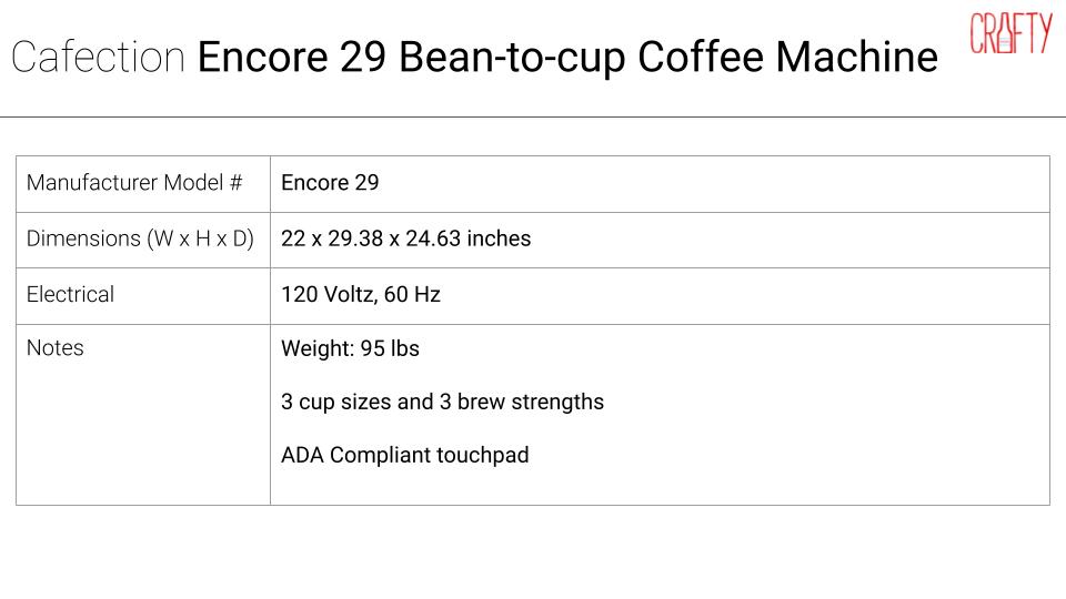 corporate bean to cup coffee machine options