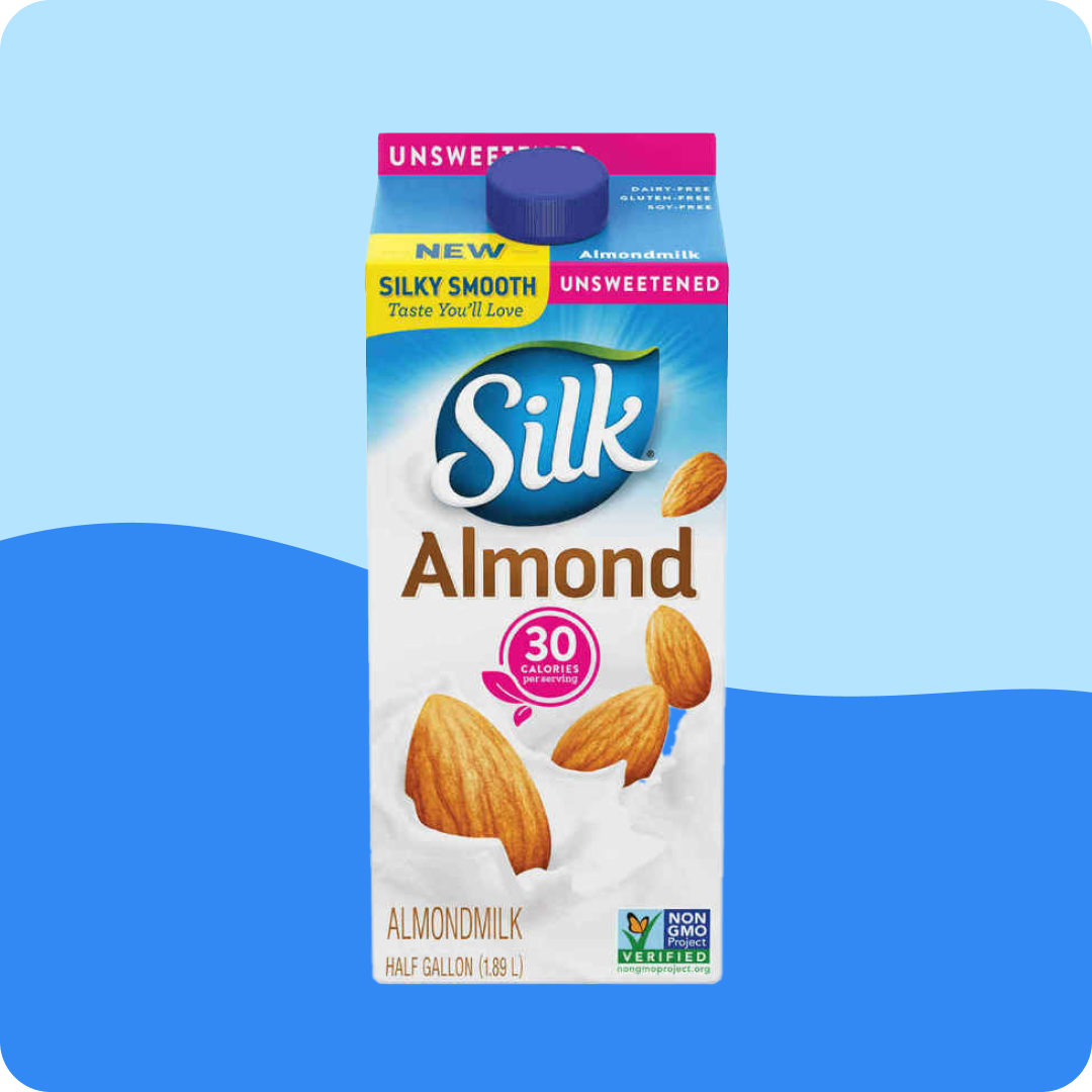 Plant based milk for the office Silk Almondmilk - Unsweetened