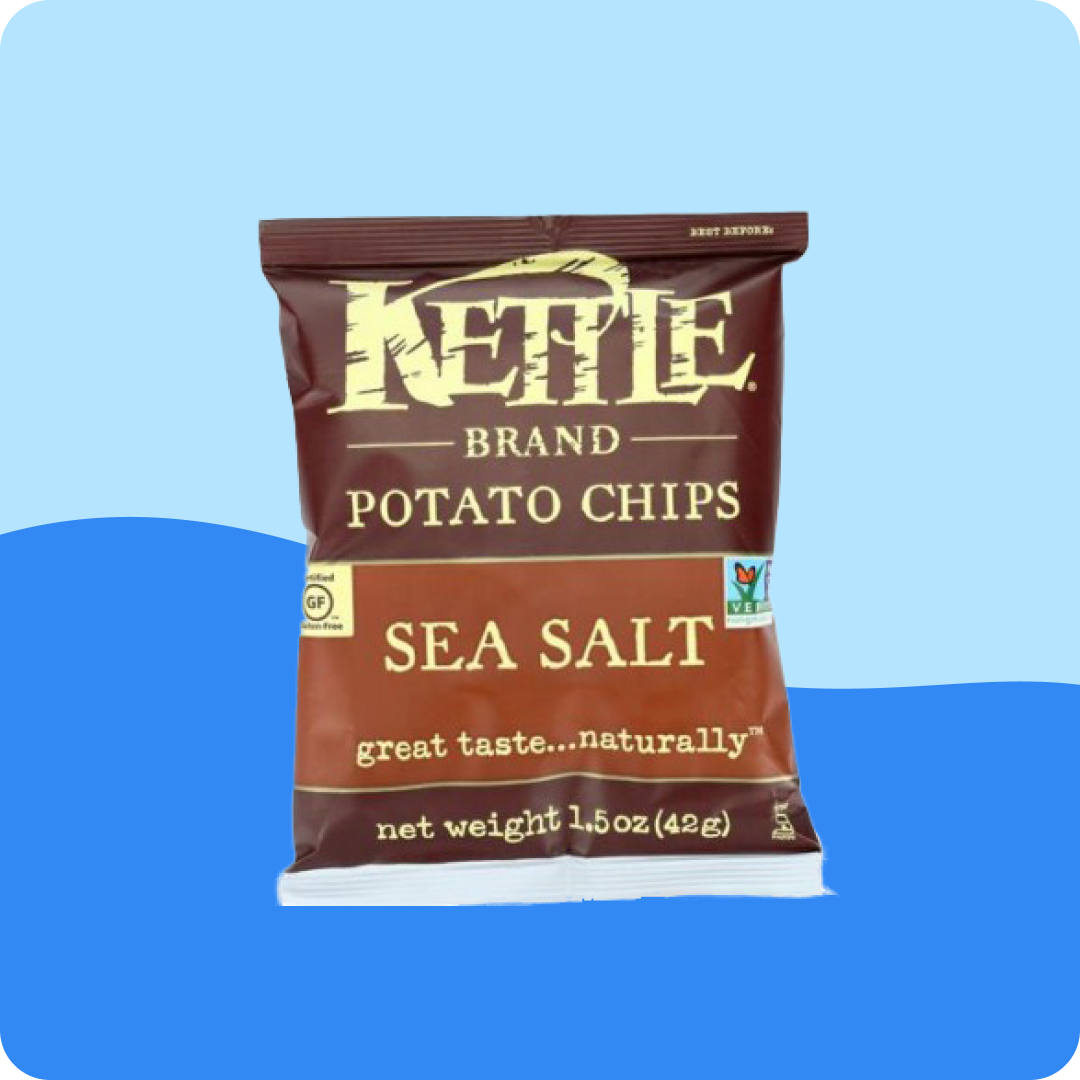 Vegan chips Kettle Brand Potato Chips, Sea Salt