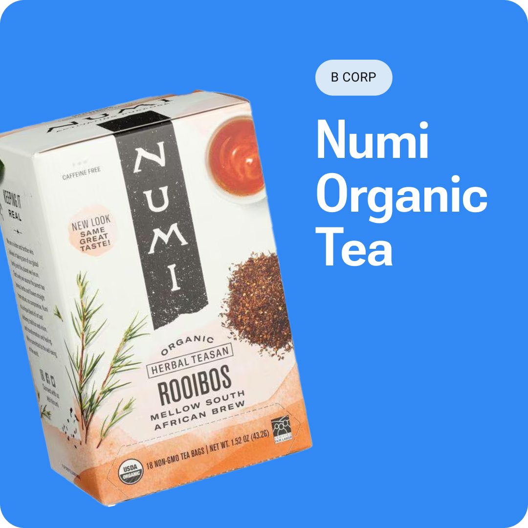 Numi Counter Culture B Corp Office Pantry Products