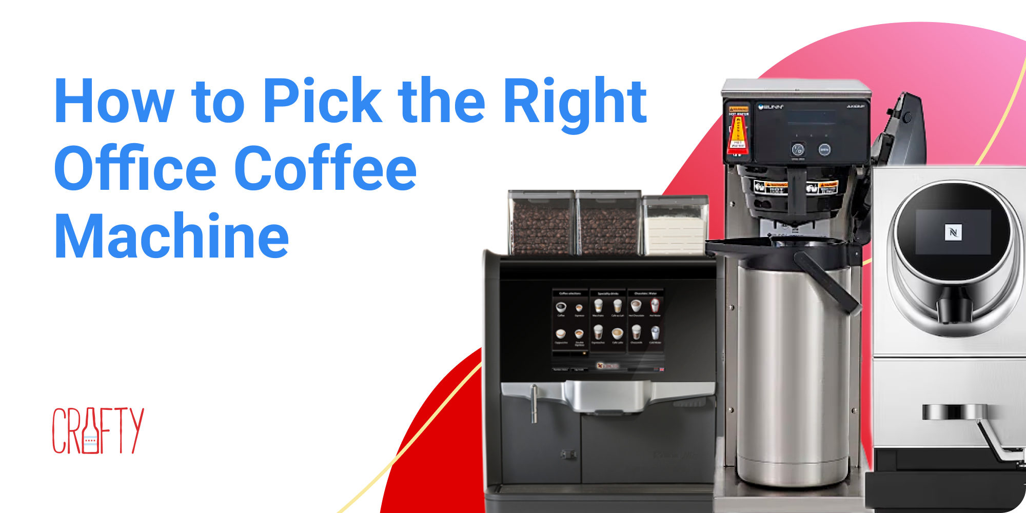 Pick the right office coffee machine