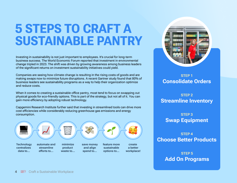 5 steps to create a sustainable corporate pantry program